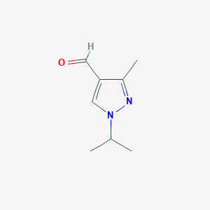 1-isopropyl-3-methyl-1H-pyrazole-4-carbaldehyde图片
