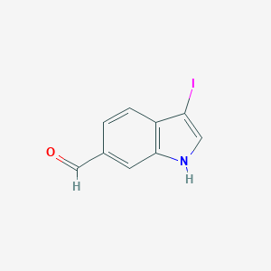 3-Iodo-1H-indole-6-carbaldehyde图片