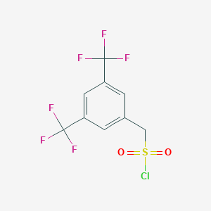 {[3,5-BIS(TRIFLUOROMETHYL)PHENYL]METHYL}SULFONYL CHLORIDE图片