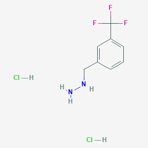 {[3-(Trifluoromethyl)phenyl]methyl}hydrazine Dihydrochloride图片
