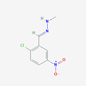 (E)-1-[(2-chloro-5-nitrophenyl)methylidene]-2-methylhydrazine图片