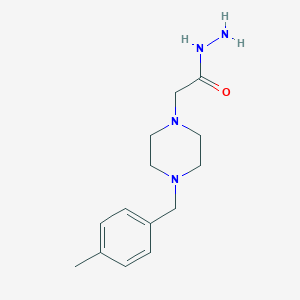 2-{4-[(4-Methylphenyl)methyl]piperazin-1-yl}acetohydrazide图片