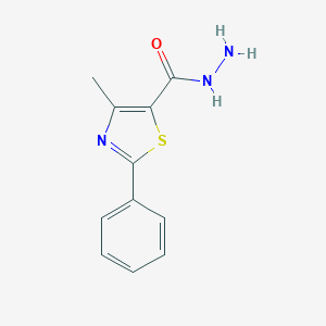 4-Methyl-2-phenyl-1,3-thiazole-5-carbohydrazide图片