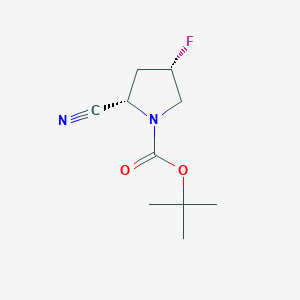 (2S,4S)-1-Boc-2-氰基-4-氟吡咯烷图片