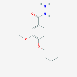 3-Methoxy-4-(3-methylbutoxy)benzohydrazide图片