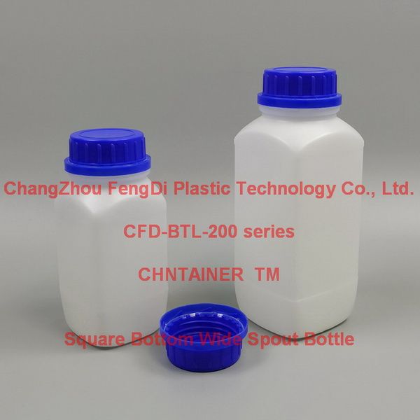 大口蓝盖方底塑料试剂瓶60ml-2000ml图片