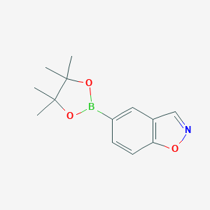 5-(Tetramethyl-1,3,2-dioxaborolan-2-yl)-1,2-benzoxazole图片