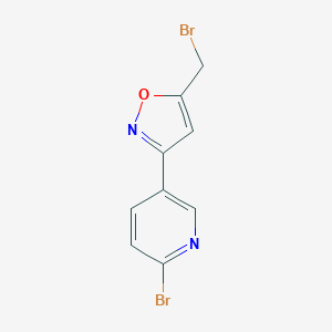 5-(Bromomethyl)-3-(6-bromopyridin-3-yl)isoxazole图片