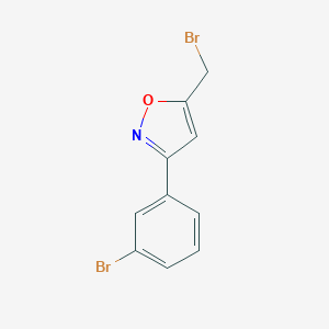 5-Bromomethyl-3-(3-bromophenyl)-isoxazole图片