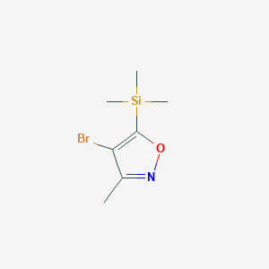 4-Bromo-3-methyl-5-trimethylsilanyl-isoxazole图片