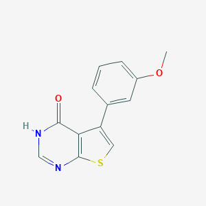 5-(3-methoxyphenyl)thieno[2,3-d]pyrimidin-4(3H)-one图片