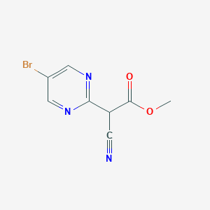Methyl 2-(5-bromo-2-pyrimidinyl)-2-cyanoacetate图片