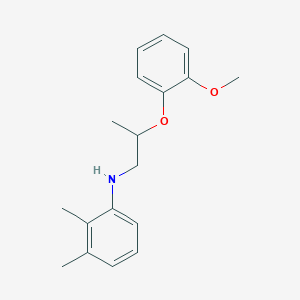 N-[2-(2-Methoxyphenoxy)propyl]-2,3-dimethylaniline图片