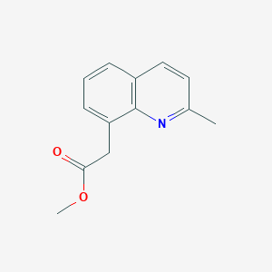 methyl 2-(2-methylquinolin-8-yl)acetate图片