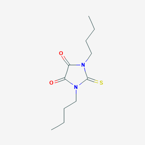 1,3-Dibutyl-2-thiooxo-imidazolidine-4,5-dione图片