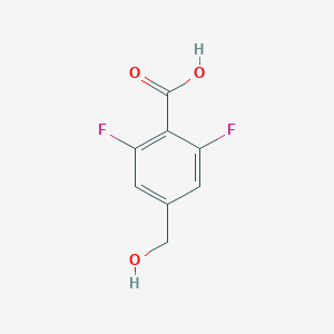 2,6-DIFLUORO-4-(HYDROXYMETHYL)BENZOIC ACID图片