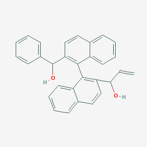 (alpha2R,alpha2'R,1S)-alpha2-乙烯基-alpha2'-苯基-[1,1'-联萘]-2,2'-二甲醇图片