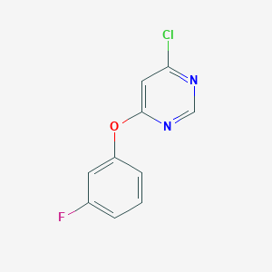 4-(3-Fluorophenoxy)-6-chloropyrimidine图片