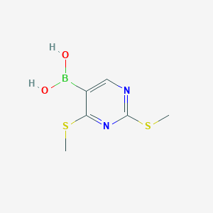 2,4-Bis(methylsulfanyl)pyrimidine-5-boronic acid图片