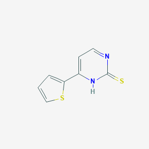 4-(Thien-2-yl)pyrimidine-2-thiol图片