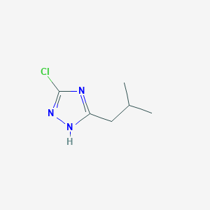 3-chloro-5-(2-methylpropyl)-1H-1,2,4-triazole图片