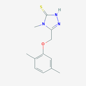 5-[(2,5-dimethylphenoxy)methyl]-4-methyl-4H-1,2,4-triazole-3-thiol图片