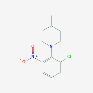 1-(2-chloro-6-nitrophenyl)-4-methylpiperidine图片