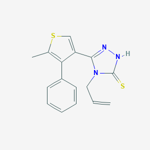 4-allyl-5-(5-methyl-4-phenylthien-3-yl)-4H-1,2,4-triazole-3-thiol图片