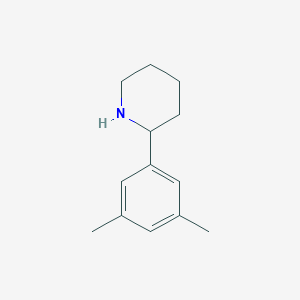 2-(3,5-Dimethylphenyl)piperidine图片