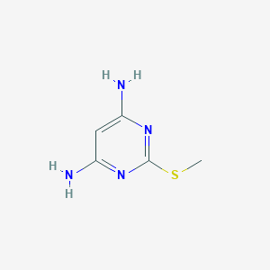 2-甲硫基嘧啶-4,6-二胺图片