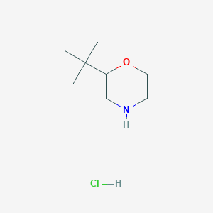 2-tert-butylmorpholine hydrochloride图片