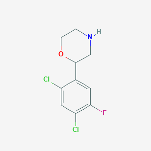 2-(2,4-Dichloro-5-fluorophenyl)morpholine图片