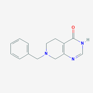 7-苄基-5,6,7,8-四氢吡啶并[3,4-d]嘧啶-4(3H)-酮图片