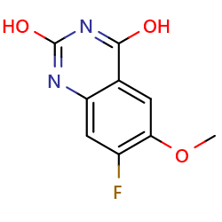 7-fluoro-6-methoxyquinazoline-2,4-diol图片