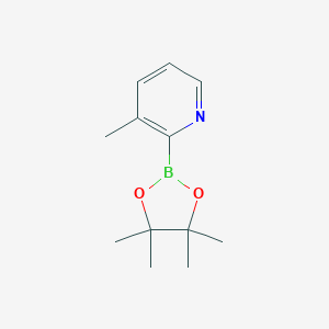 3-Methyl-2-(4,4,5,5-tetramethyl-1,3,2-dioxaborolan-2-yl)pyridine图片