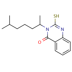 3-(6-methylheptan-2-yl)-2-sulfanyl-3,4-dihydroquinazolin-4-one图片