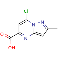 7-chloro-2-methyl-pyrazolo[1,5-a]pyrimidine-5-carboxylicacid图片