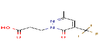 3-[3-methyl-6-oxo-5-(trifluoromethyl)-1,6-dihydropyridazin-1-yl]propanoicacid图片