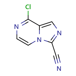 8-chloroimidazo[1,5-a]pyrazine-3-carbonitrile图片