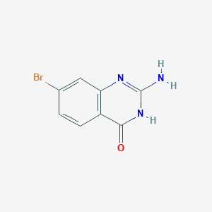 2-amino-7-bromo-1,4-dihydroquinazolin-4-one图片