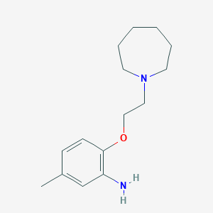 2-[2-(Azepan-1-yl)ethoxy]-5-methylaniline图片