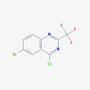6-bromo-4-chloro-2-(trifluoromethyl)quinazoline图片