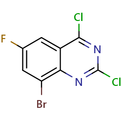 8-bromo-2,4-dichloro-6-fluoro-quinazoline图片