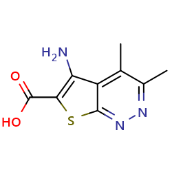 5-amino-3,4-dimethylthieno[2,3-c]pyridazine-6-carboxylicacid图片