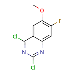 2,4-dichloro-7-fluoro-6-methoxyquinazoline图片