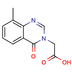 2-(8-methyl-4-oxo-3,4-dihydroquinazolin-3-yl)aceticacid图片
