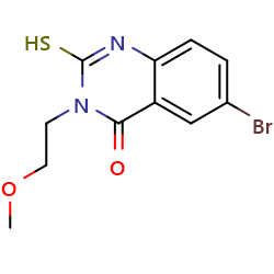 6-bromo-3-(2-methoxyethyl)-2-sulfanyl-3,4-dihydroquinazolin-4-one图片
