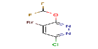 4-bromo-6-chloro-3-(difluoromethoxy)pyridazine图片