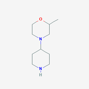2-Methyl-4-(piperidin-4-yl)morpholine图片