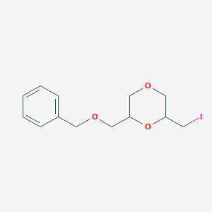2-(Iodomethyl)-6-[(phenylmethoxy)methyl]-1,4-dioxane图片